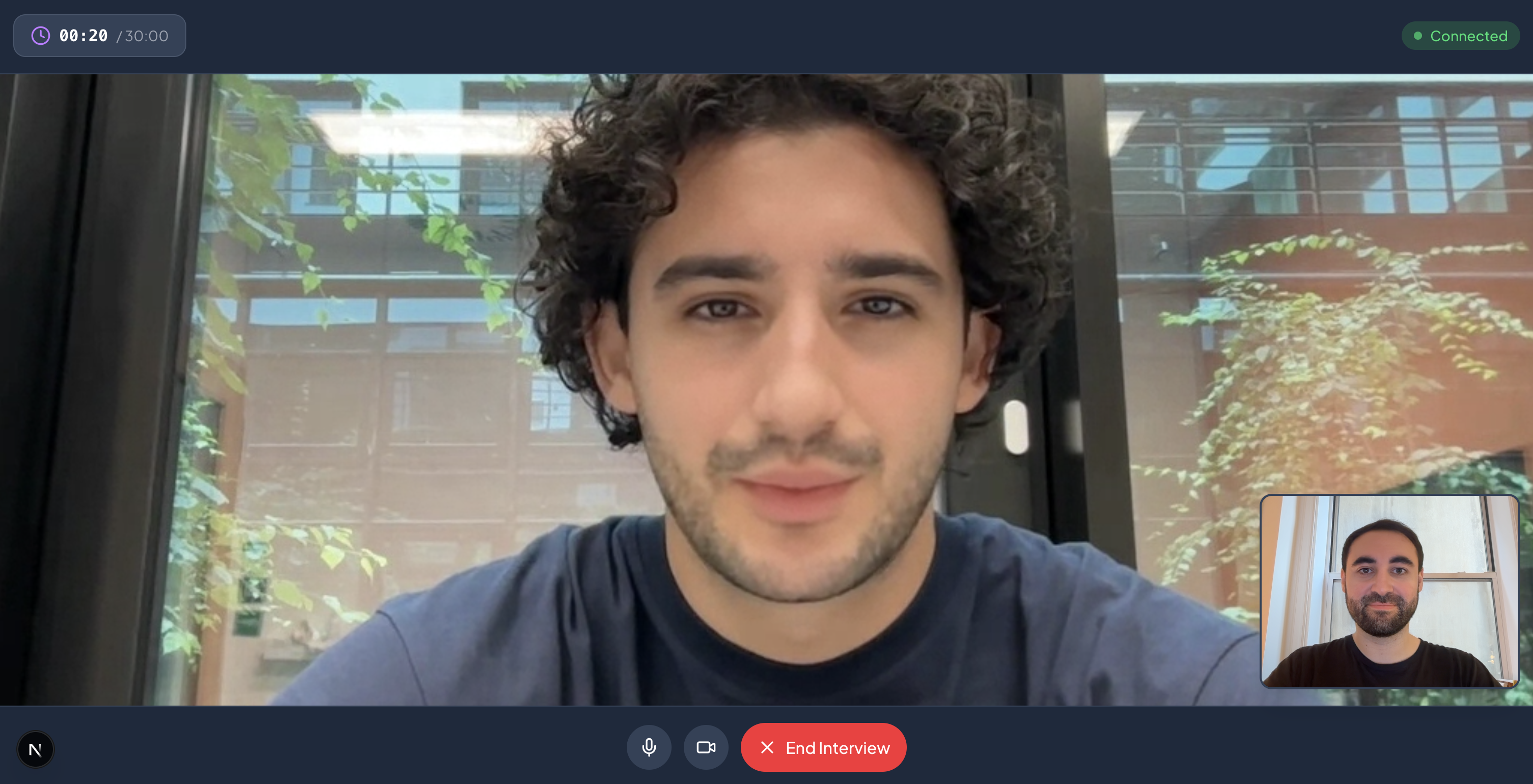 AI Mock Interview Interface